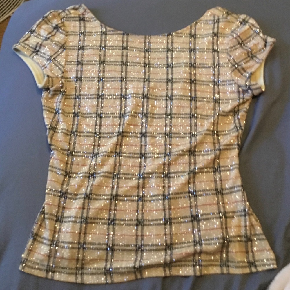 🌺3 for $15 y2k glittery top